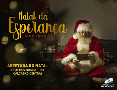 Abertura do Natal de Mariópolis está com data marcada para sexta-feira