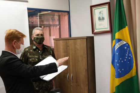 Prefeito Mario Paulek toma posse como Presidente da Junta Militar.