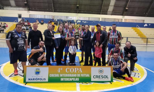 Confira o resultado final da 4° Copa Cresol Interiorano de Futsal