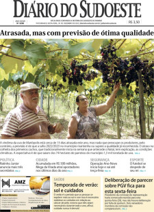 Vindima da uva já é destaque na imprensa regional!